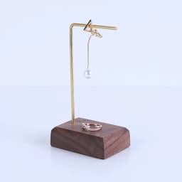Wooden and metal necklace holders bracelet stand for jewelry chain holders earring organizer jewellery display case Hanging