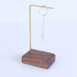 Wooden and metal necklace holders bracelet stand for jewelry chain holders earring organizer jewellery display case Hanging