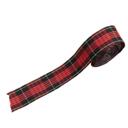 5Yards 2.5cm Plaid Ribbon Christmas Plaid Ribbon For Hair Bow Party Christmas Decoration Diy Gift Wrapping