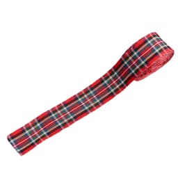 5Yards 2.5cm Plaid Ribbon Christmas Plaid Ribbon For Hair Bow Party Christmas Decoration Diy Gift Wrapping