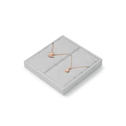 Oirlv Display Trays Grey Velvet Jewelry Display Tray for Ring Earrings Bangle Necklace Tray Organizer Jewelry Display Tray Grey