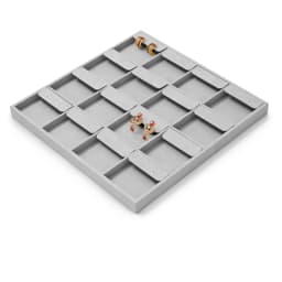 Oirlv Display Trays Grey Velvet Jewelry Display Tray for Ring Earrings Bangle Necklace Tray Organizer Jewelry Display Tray Grey
