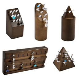 1 Piece Solid Wood Navel Rings Body Piercing Jewelry Belly Button Rings Display Seller Cases Display Tool