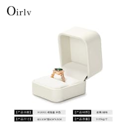 Oirlv Premium Blue Jewelry Box With Velvet Lining Packaging for Necklaces/rings/earrings, Organized for Families and Jewellers
