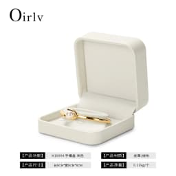 Oirlv Premium Blue Jewelry Box With Velvet Lining Packaging for Necklaces/rings/earrings, Organized for Families and Jewellers