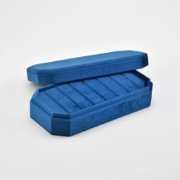 Velvet Rings Holder with Lid Jewelry Storage Container Finger Rings Stand Rings Box Suede Custom Logo Jewelry Tray