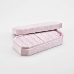 Velvet Rings Holder with Lid Jewelry Storage Container Finger Rings Stand Rings Box Suede Custom Logo Jewelry Tray