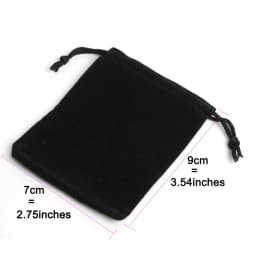 100Pcs 7x9cm Velvet Drawstring Pouches Jewelry Bags,Christmas Wedding New Year Birthday Ball Gift Bags sachet emballage bonbon