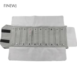 Portable Black Velvet Travel Jewelry Carrying Case Roll Bag Pendant Necklace Bracelet Earrings Ring Storage Bag Organizer Pouch