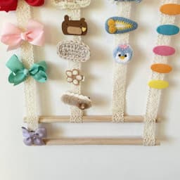 Wall Hair Clip Display Rack Hairpin Storage Girl Hair Accessories Headband Headdress Hairpin Wall Hanging Bathroom