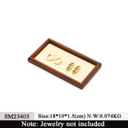 Oirlv New Wooden Jewelry Tray For Ring Earrings Bracelet Bangle Necklace Rectangle Jewelry Display Stand Jewelry Tray Hot Sales