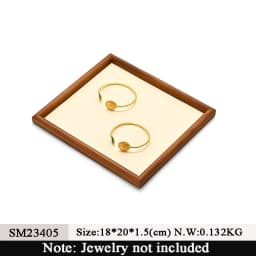 Oirlv New Wooden Jewelry Tray For Ring Earrings Bracelet Bangle Necklace Rectangle Jewelry Display Stand Jewelry Tray Hot Sales