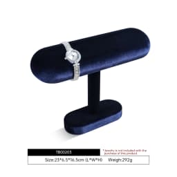 Yinbeini Velvet Watch Display Stand Jewelry Storage Rack for Watch Bracelets and Bangles Jewelry Display Holder TB002