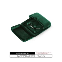 Yinbeini Velvet Jewelry Storage Box Ring Earring Bracelet Necklace Display Box for Wedding Proposal Engagement H024