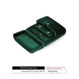 Yinbeini Velvet Jewelry Storage Box Ring Earring Bracelet Necklace Display Box for Wedding Proposal Engagement H024