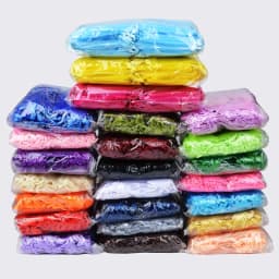 100pcs/lot 7*9 9*12 10*15 13*18cm Organza Bags Wedding Party Packaging Gift Bag Jewelry Bags Drawable Pouches Wholesale