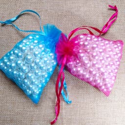 100pcs 5x7 7x9 9x12 10x15cm Drawstring Organza Bags Jewelry Packaging Bags Wedding Party Gift Bag Christmas Birthday Gift Bags