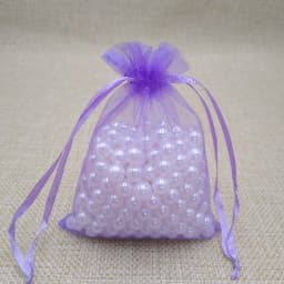100pcs 5x7 7x9 9x12 10x15cm Drawstring Organza Bags Jewelry Packaging Bags Wedding Party Gift Bag Christmas Birthday Gift Bags
