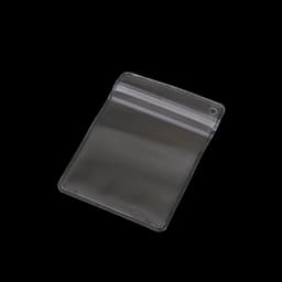 20pcs transparent PVC jewelry storage bag Hanging Sided Hole Bag Jewelry Bag Squeezable ID Photo Storage Bag