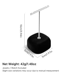 Yinbeini Velvet Earrings Ear Stud Display Stand Jewelry Accessories Storage Organizer Ring Showcase Props TB011