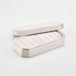 Wholesale Velvet Ring Holder Container Finger Travel Custom Logo Jewelry Tray With Lid Rings Storage Case Jewellery Organizer