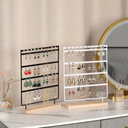 5-Tier Earring Display Stand Organizer Holder with 100 Holes Jewelry Tree Rack for Girls Storage for Earrings