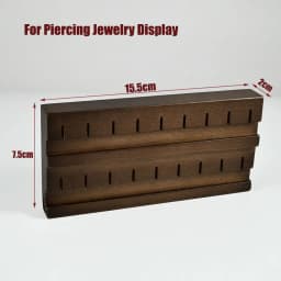 1PC Wood Piercing Jewelry Display Flower Heart Shape Cases Stand Earring Belly Lip Tongue Body Piercing Jewelry Solid Wood Stand