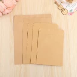 100pcs/lot Brown Kraft Paper Zipper Gift Bags Aluminum Foil Bags Food Packaging Bags Candy Coffee Ziplock Bags