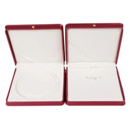 Pearl Necklace Box Jewelry Storage Packaging Box 19×19×4cm Crown Waist Ring Necklace Earrings Bracelet Large Set Box
