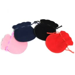 100pcs 7*8cm 9*12cm Velvet Bags Drawstring Pouch Calabash Jewelry Packing Bags Wedding Xmas Party Gift Bags cadeau sachet bonbon