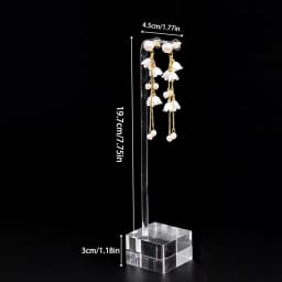 Acrylic Jewelry Display Rack, Jewellery and Earrings Display Stand Holder, Necklace Shooting Props Simple Storage Organizer Case