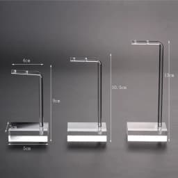 Acrylic Jewelry Display Rack, Jewellery and Earrings Display Stand Holder, Necklace Shooting Props Simple Storage Organizer Case