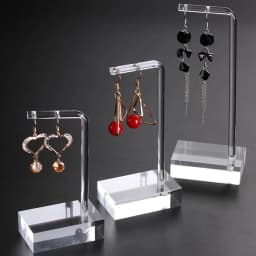 Acrylic Jewelry Display Rack, Jewellery and Earrings Display Stand Holder, Necklace Shooting Props Simple Storage Organizer Case