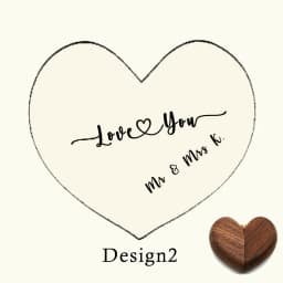 Free Engraving of Name Heart-shaped Wood Proposal Ring Box Jewellery Gift Wedding Valentine Jewelry Storage Organizer Ring Box