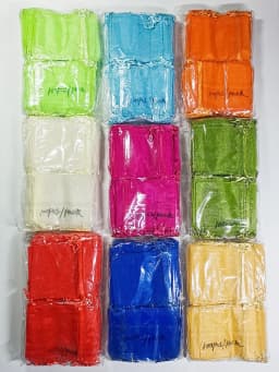 1000pcs Organza Bags Custom Random Color Wedding Party Favors Jewelry Gift Packaging Pouches Birthday Christmas Present Wrapping
