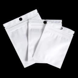 30/50/l00pcs White Jewelry Bags OPP Packing Zip Pouch For Jewelry Display Storage Small Bead Earring Packaging Supplies