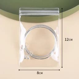 10/50Pcs Transparent PVC Jewelry Organizer Pouches Bags Anti-Oxidation Earring Pendant Necklace Bracelet Storage Holder Box