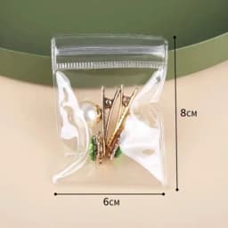 10/50Pcs Transparent PVC Jewelry Organizer Pouches Bags Anti-Oxidation Earring Pendant Necklace Bracelet Storage Holder Box
