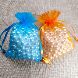 100pcs Organza Bag 5x7 7x9 9x12 10x15cm Jewelry Packaging Organza Bags Wedding Party Gift Bag Pouch Birthday Christmas Gift Bags