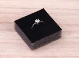 Wholesale Fashion Jewelry Box, Black color Rings Box, Box 5*5*3 Display Packaging Gift Box