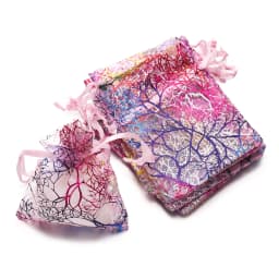20pcs/Lot Colorful Branch Drawstring Organization Bags DIY Jewelry Making Packaging Bags Candy Wedding Party Bags Gifts Pouches