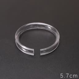 5.2/5.7/6.2CM 3/5/25pcs/bag Acrylic Bracelet Display Clear Transparent Stand Round Bracelet Rack Stand Display Women
