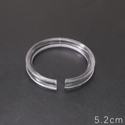 5.2/5.7/6.2CM 3/5/25pcs/bag Acrylic Bracelet Display Clear Transparent Stand Round Bracelet Rack Stand Display Women