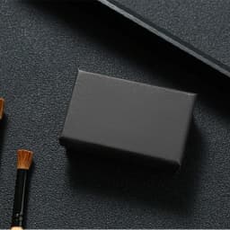30pcs Black Kraft Jewelry Gift Box Cardboard Travel Ring Necklace Earring Packaging Organizer Boxes Case With Sponge Inside