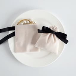 5pcs/Lot Bulk Beige Velvet Pouches Ribbon Jewelry Packing Display Storage For Wedding Candy Gift Travel Drawstring Dust Bags