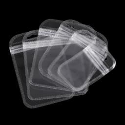 50pcs/Lot Transparent Plastic Jewelry Package Bags Anti-Oxidation Organizer Display Necklace Storage OPP Self Sealing Pouches
