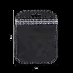 50pcs/Lot Transparent Plastic Jewelry Package Bags Anti-Oxidation Organizer Display Necklace Storage OPP Self Sealing Pouches