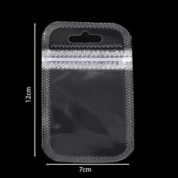 50pcs/Lot Transparent Plastic Jewelry Package Bags Anti-Oxidation Organizer Display Necklace Storage OPP Self Sealing Pouches