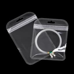 50pcs/Lot Transparent Plastic Jewelry Package Bags Anti-Oxidation Organizer Display Necklace Storage OPP Self Sealing Pouches
