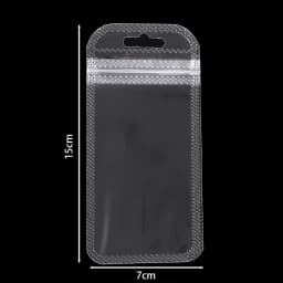 50pcs/Lot Transparent Plastic Jewelry Package Bags Anti-Oxidation Organizer Display Necklace Storage OPP Self Sealing Pouches
